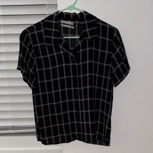 Urban Outfitters Monochrome Checkered Shirt